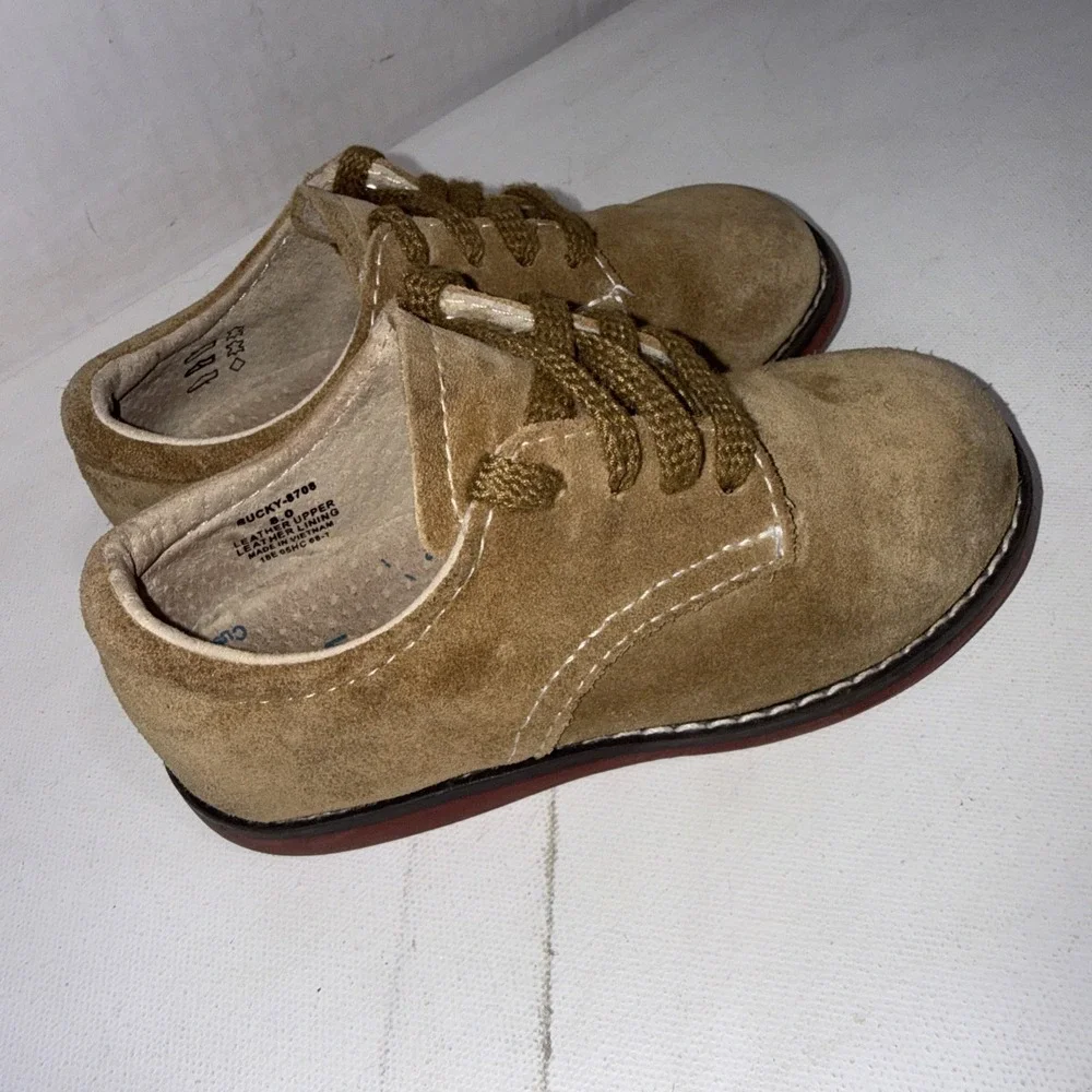Footmates Bucky Brown Classic Leather Loafer Walking Toddler Or Kids Shoe 8 Wide